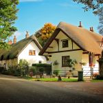 Английская деревня, графство Хэмпшир Английская деревня, графство Хэмпшир